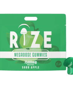 rize-sour-apple-mushroom-gummies. Rize Sour Apple Mushroom Gummies.