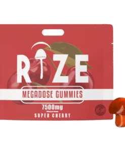 rize-super-cherry-mushroom-gummies. Rize Super Cherry Mushroom Gummies.