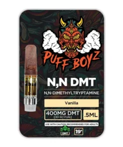 puff-boyz-nn-dmt-0-5ml400mg-cartridge-vanilla. Puff Boyz -NN DMT 0.5ML(400MG) Cartridge – Vanilla