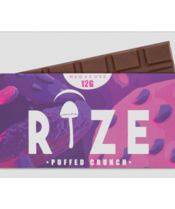 rize-puffed-crunch-mushroom-chocolate-bar. Rize Puffed Crunch Mushroom Chocolate Bar